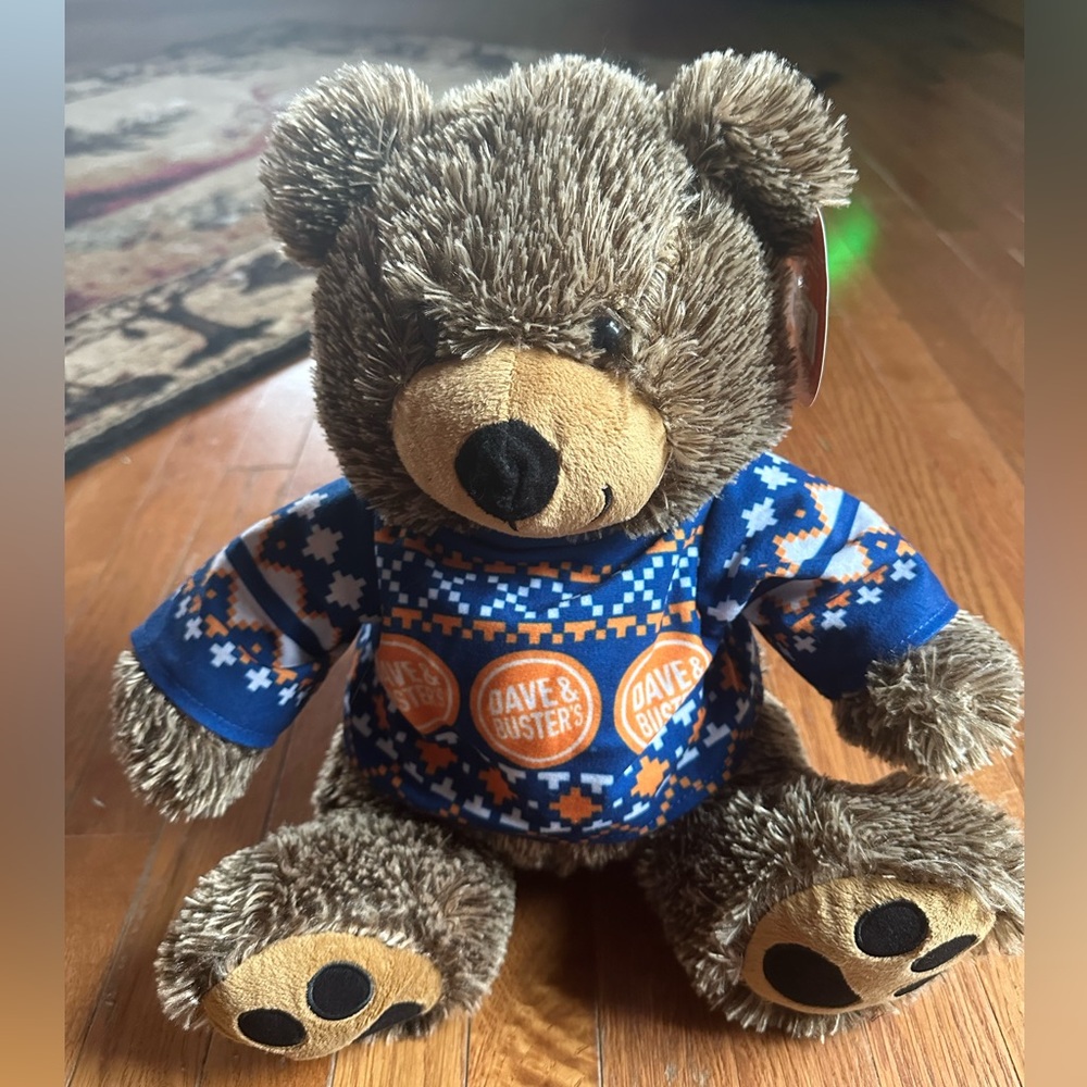 Stuffed animals with tags